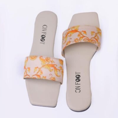 Women's Rexine Casual Flats - Beige
